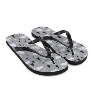 Winter Themed Flip Flops